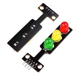 Mini Módulo de pantalla LED de tráfico para Arduino, rojo, amarillo, verde, 5mm, 5V