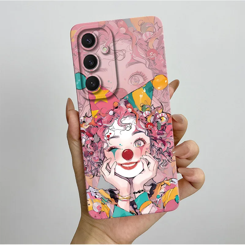 Para Samsung S24 Plus Funda estética mariposa flores Funda suave TPU Funda de teléfono para Samsung Galaxy S24 + S 24 Plus parachoques - imagen 4