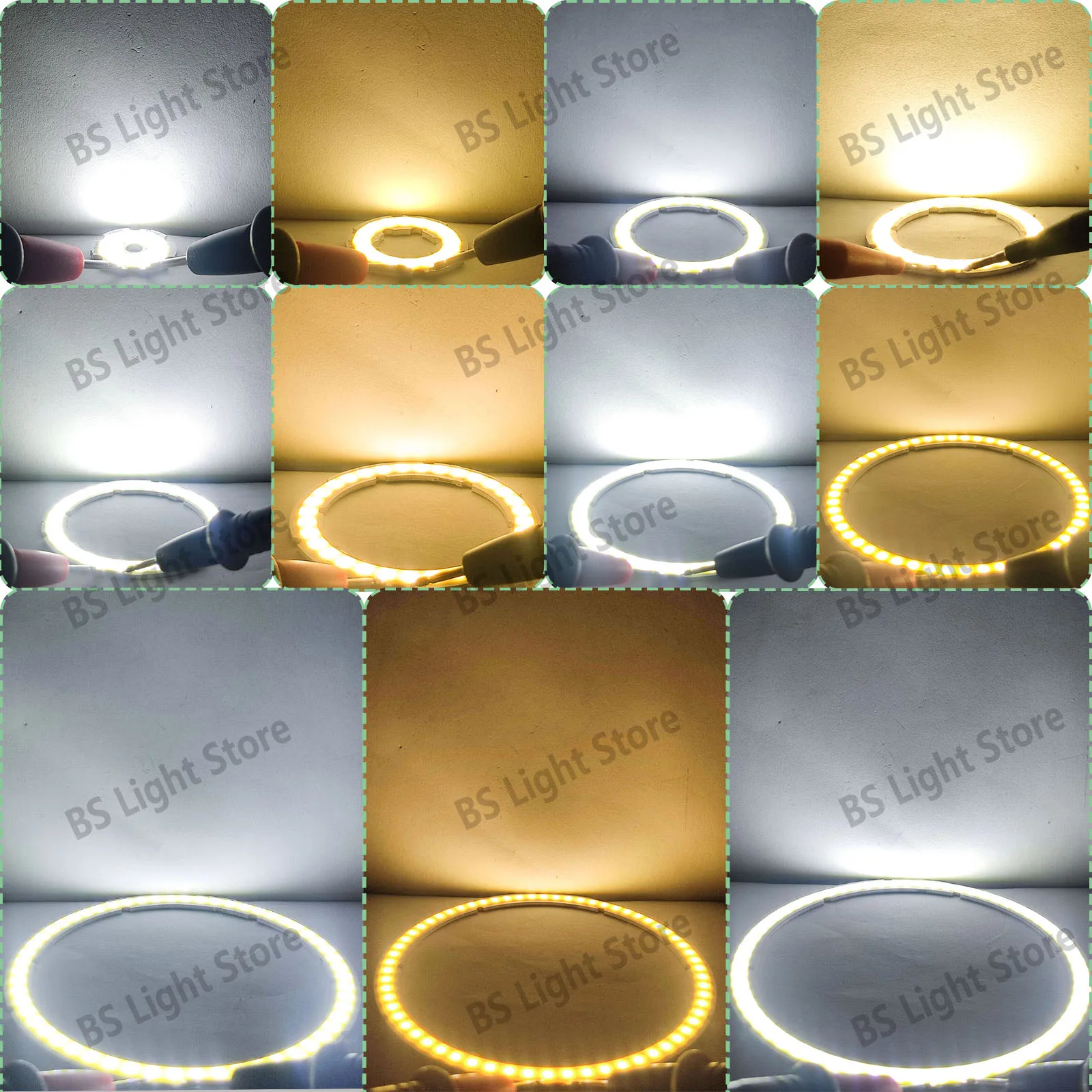 Fuente de luz LED COB DC12V, 2W/3W/4W/5W/6W/7W/8W/9W/10W/11W/12W, Ojo de Ángel Circular, fuente blanca fría y cálida, accesorios, bombilla DIY - imagen 2