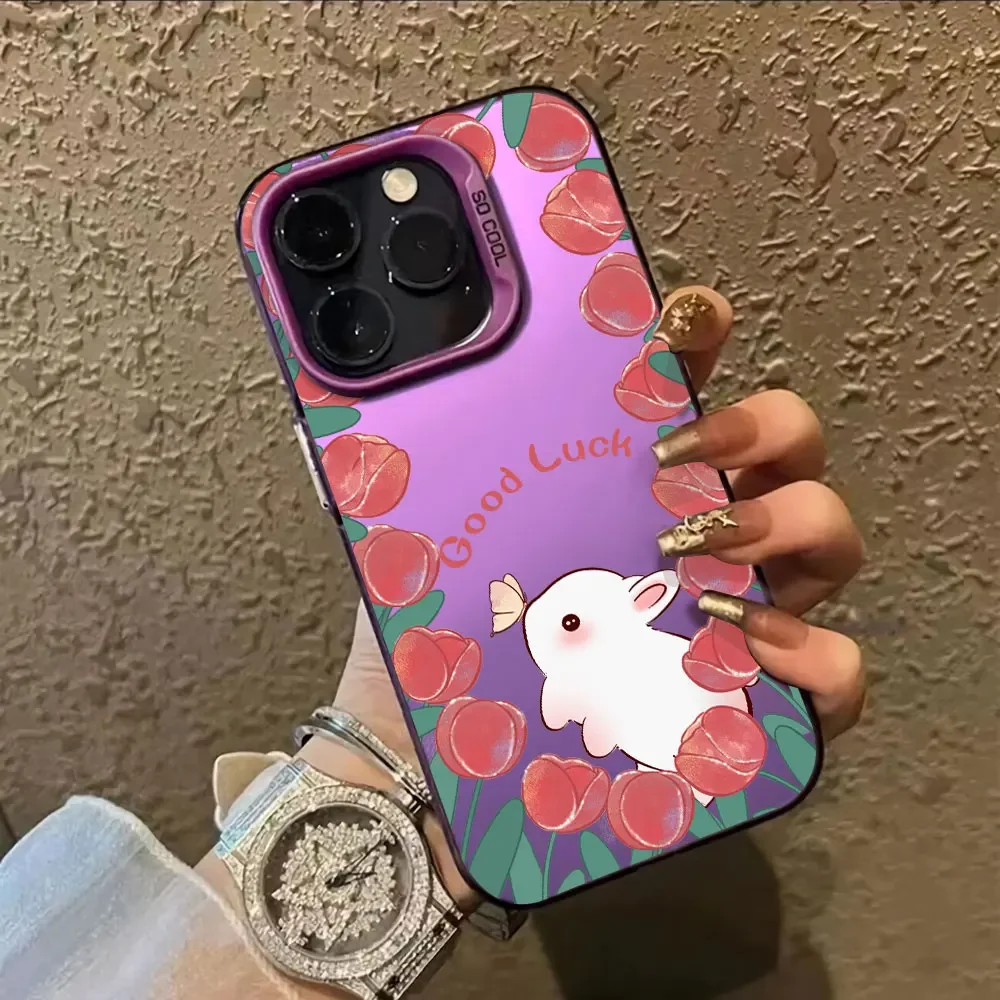 Funda Luckly Cool para Honor X6B X7A X7B X8A X8B X9A 5G X9B X50i, funda de teléfono para Huawei Honor X7b 4G 5G IMD plateada a prueba de golpes - imagen 5