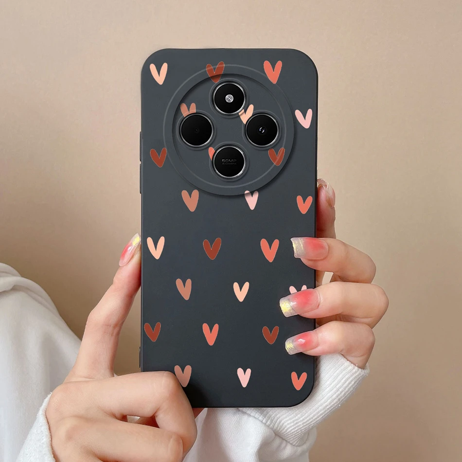 Para Xiaomi Redmi 14C funda amor corazón mariposa contraportada para Redmi 14 C 4G Redmi14C carcasa de teléfono Fundas de silicona líquida suave - imagen 4