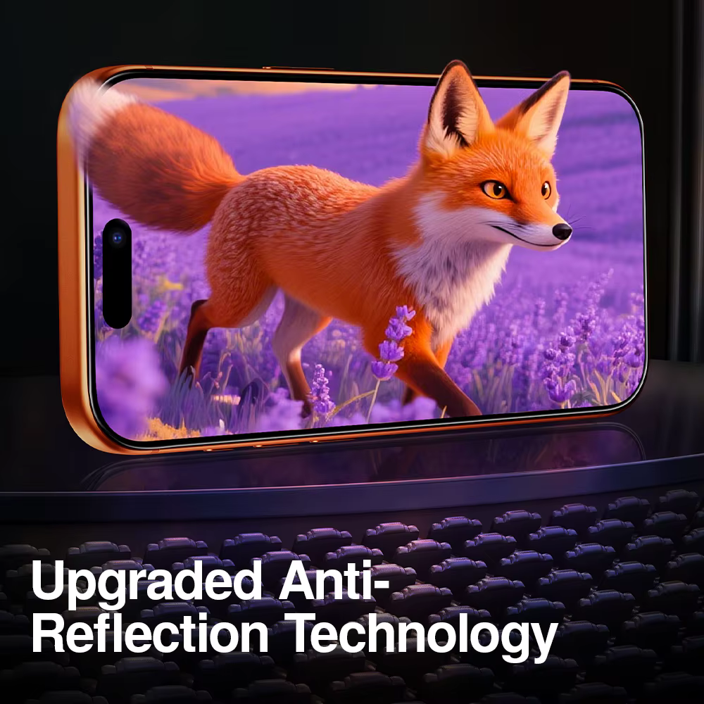 SmartDevil Vidrio templado Protector iPhone 17/16 Pro Max - Antiluz - imagen 5