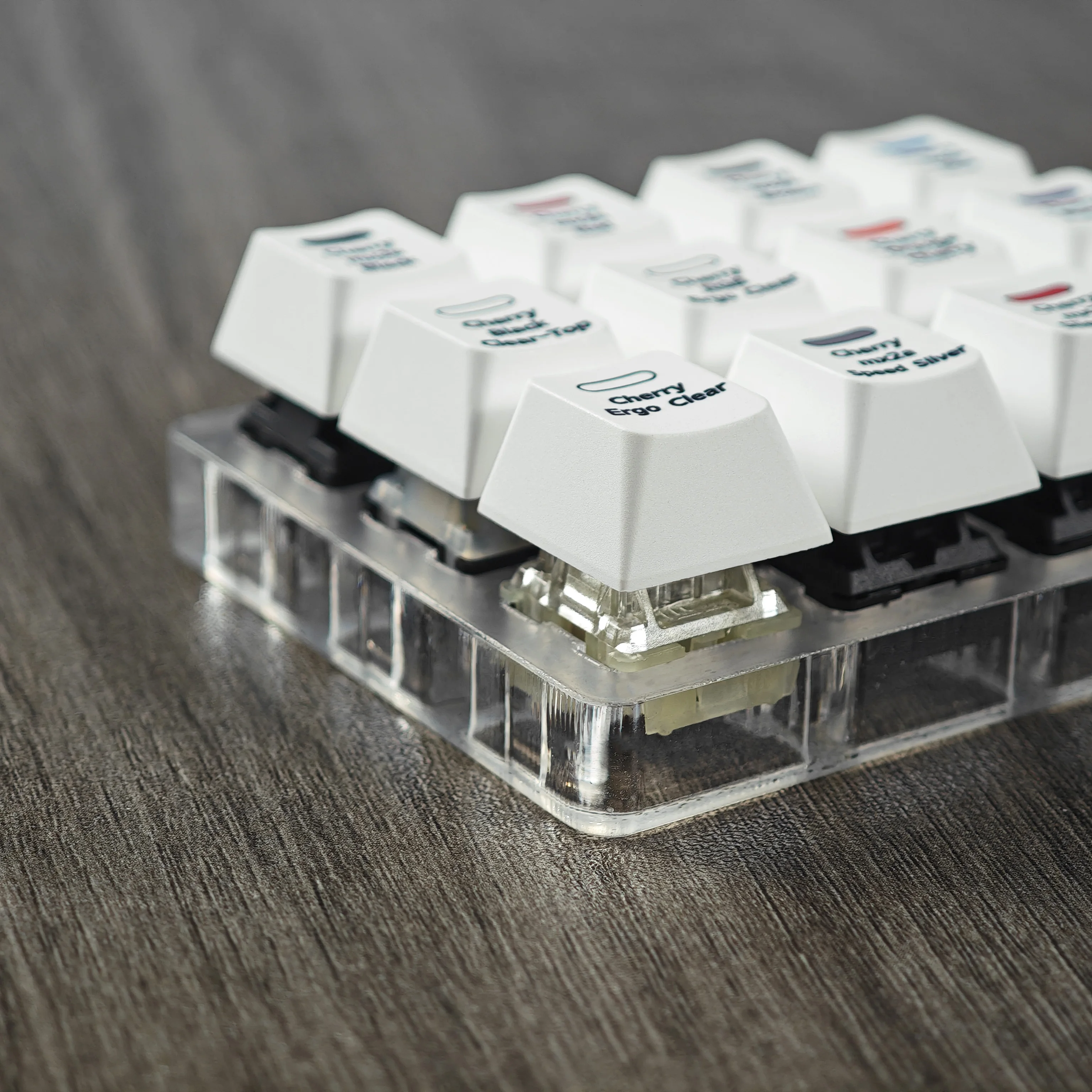 YMDK Cherry MX2A Probador de interruptor de llave Teclados mecánicos Herramienta de prueba de interruptor de 12 teclas - imagen 3