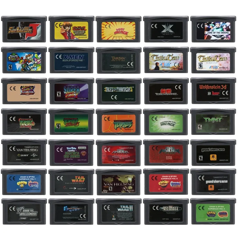 Cartucho de videojuego GBA, tarjeta de juego de 32 bits, Tekken Wars Tomate Adventure Ultimate Alliance para regalo de seguidor