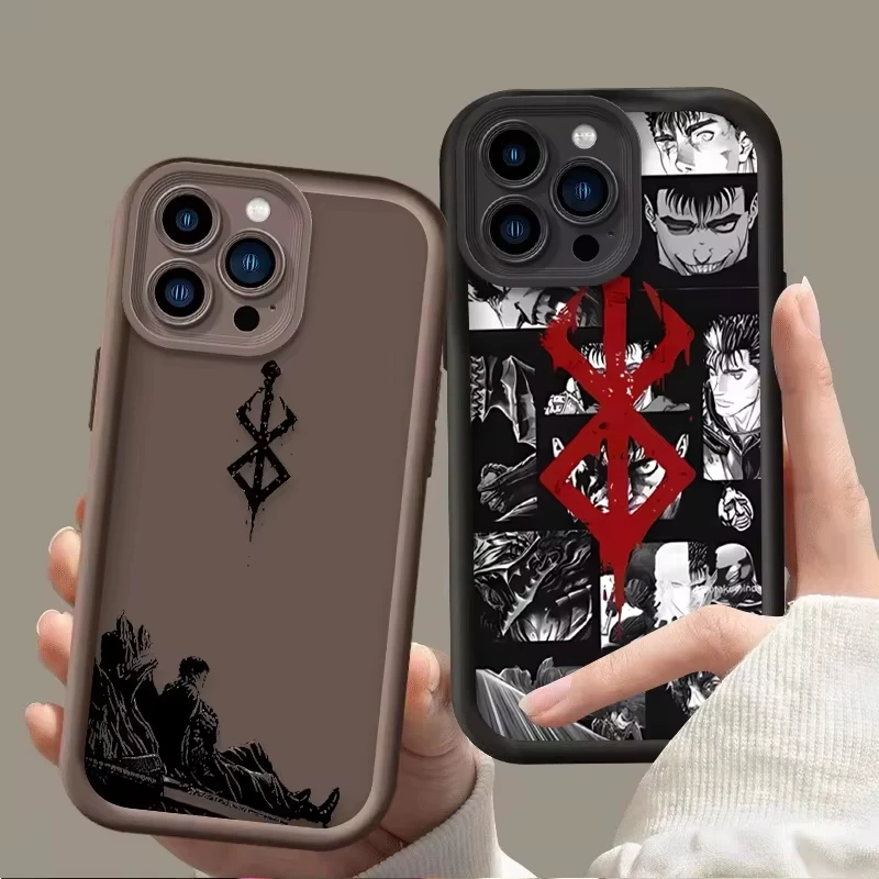 Funda de teléfono Cool B-Berserks de cómics para iPhone 17 16e 16 15 14 13 12 11 Pro Max XS Max XR 17Air, funda trasera de silicona a prueba de golpes - imagen 2