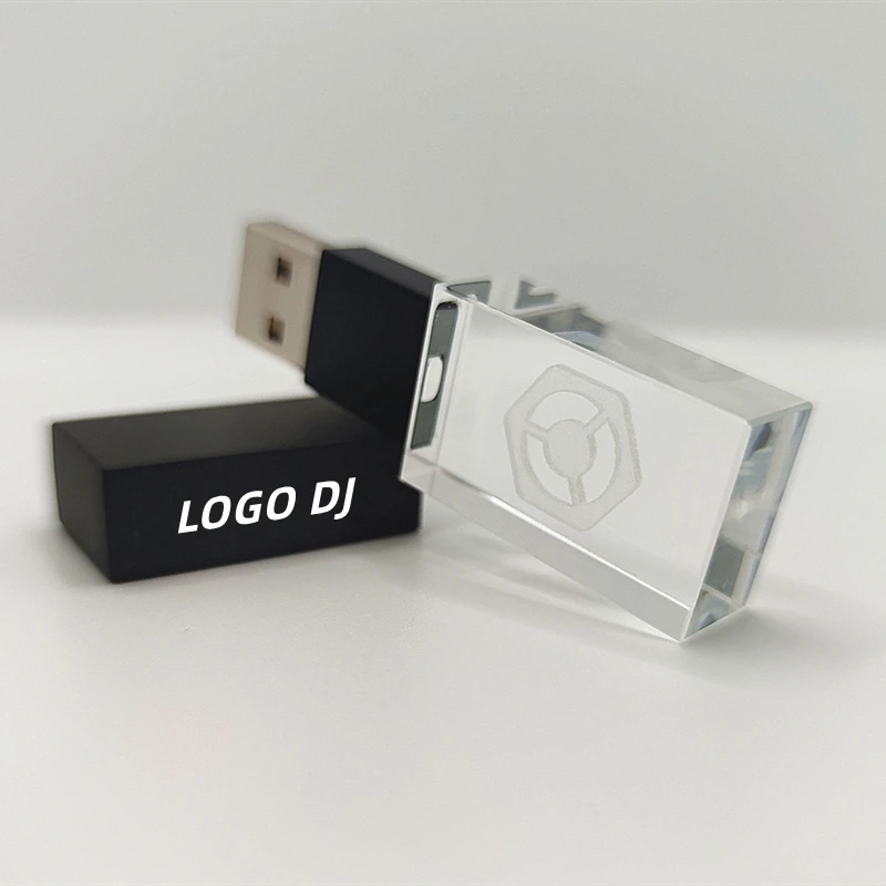 Pendrive LED de alta velocidad con USB 3,0, luz colorida para lectura de escritura, Dj, premium, con caja, 16GB, 32GB, 64GB, 128GB - imagen 3