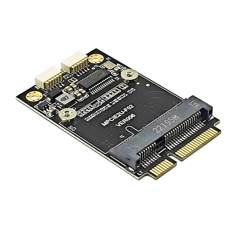 Mini adaptador PCI Express a USB Dual, convertidor mPCIe a 5 pines, 2 puertos, USB 2,0 para tarjeta PCIE completa/media altura, disco Flash USB - imagen 5