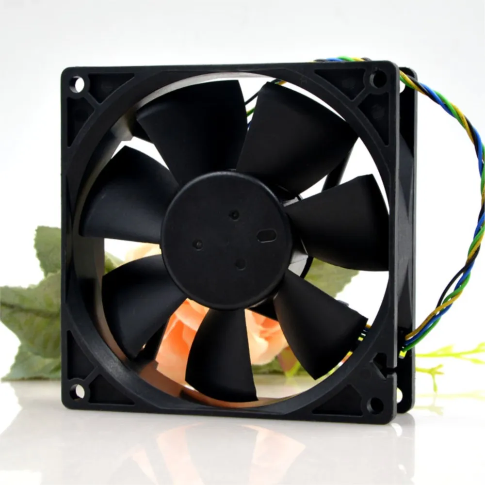 Ventilador PWM de 92mm para Delta AFC0912D 92x92x25mm 12V 0.46A ventilador de refrigeración eficiente de 4 cables 68CFM 35dBA - imagen 5