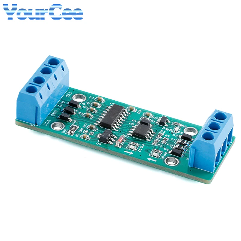 2 uds/1 unidad RS232 a RS485 convertidor bidireccional protocolo de comunicación de nivel módulo de placa de conversión de puerto serie - imagen 2