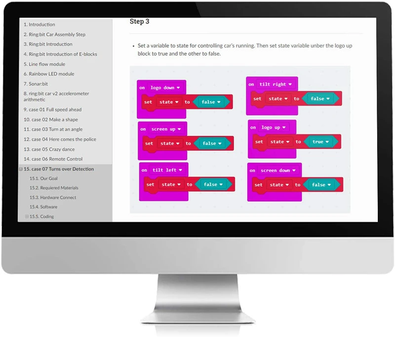 Anillo: bit Car v2 Kit :Smart DIY programming car para micro bit (sin micro:bit board) - imagen 2