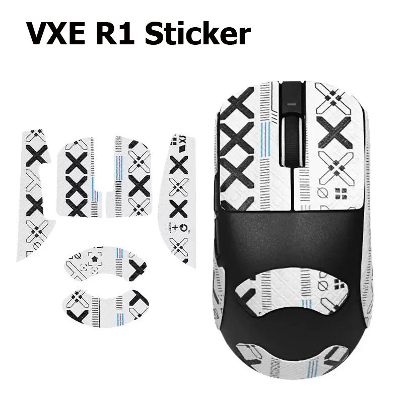 Cinta Adhesiva Antideslizante para Ratón VXE R1, Adhesivo Hecho a Mano, Absorbe el Sudor, para Ratón Inalámbrico VXE R1