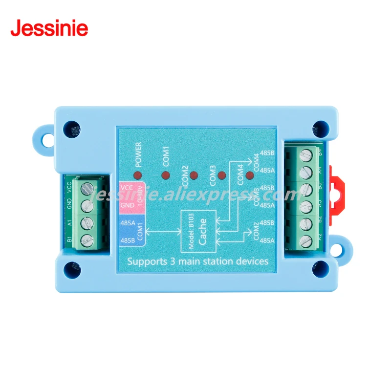 Procesador de conversión de interfaz de datos RS485 Three Master One Slave Módulo de comunicación Modbus-RTU Protección de interfaz ESD - imagen 4
