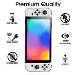 DATA FROG Protector Pantalla Cristal Templado Nintendo Switch OLED