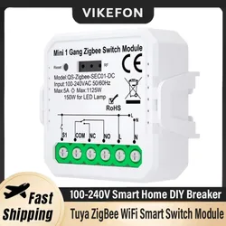 Módulo Interruptor Inteligente WiFi Zigbee con Contacto Seco