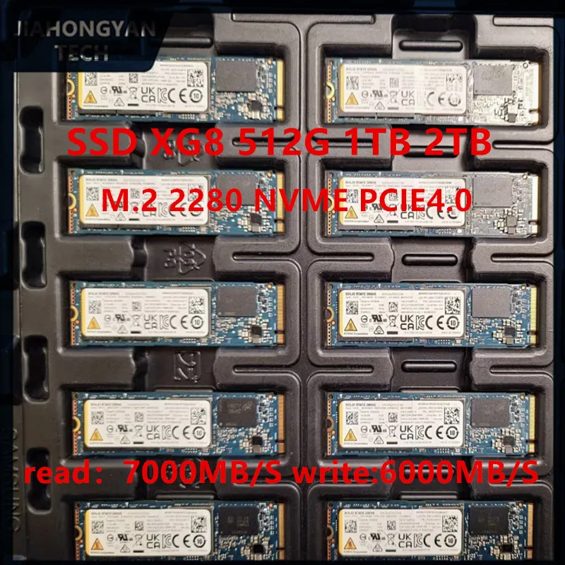 Original para KIOXIA XG8 XG7 512G 1T 2T M.2 2280 PCIe 4,0 NVMe portátil de escritorio unidad de estado sólido SSD