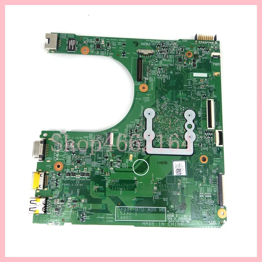 Placa base para portátil 15330-1 con CPU Pentium J2900 para DELL Inspiron 3561, CN-024PNH 100% probado, funciona bien - imagen 3
