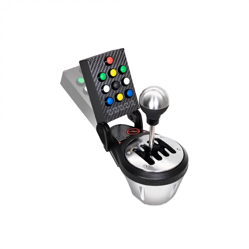 Panel de fibra de carbono para PC, consola central, Plug and Play para Thrustmaster TH8A, palanca de cambios, accesorios de carreras simulados