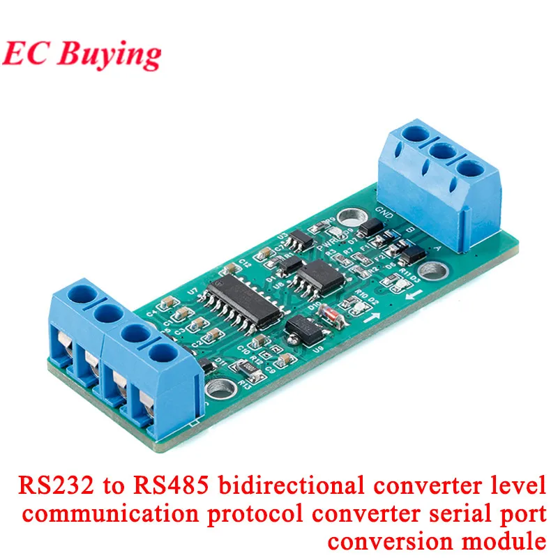 Procesador de conversión de interfaz de datos RS485 Three Master One Slave Módulo de comunicación Modbus-RTU Protección ESD Grado industrial - imagen 3