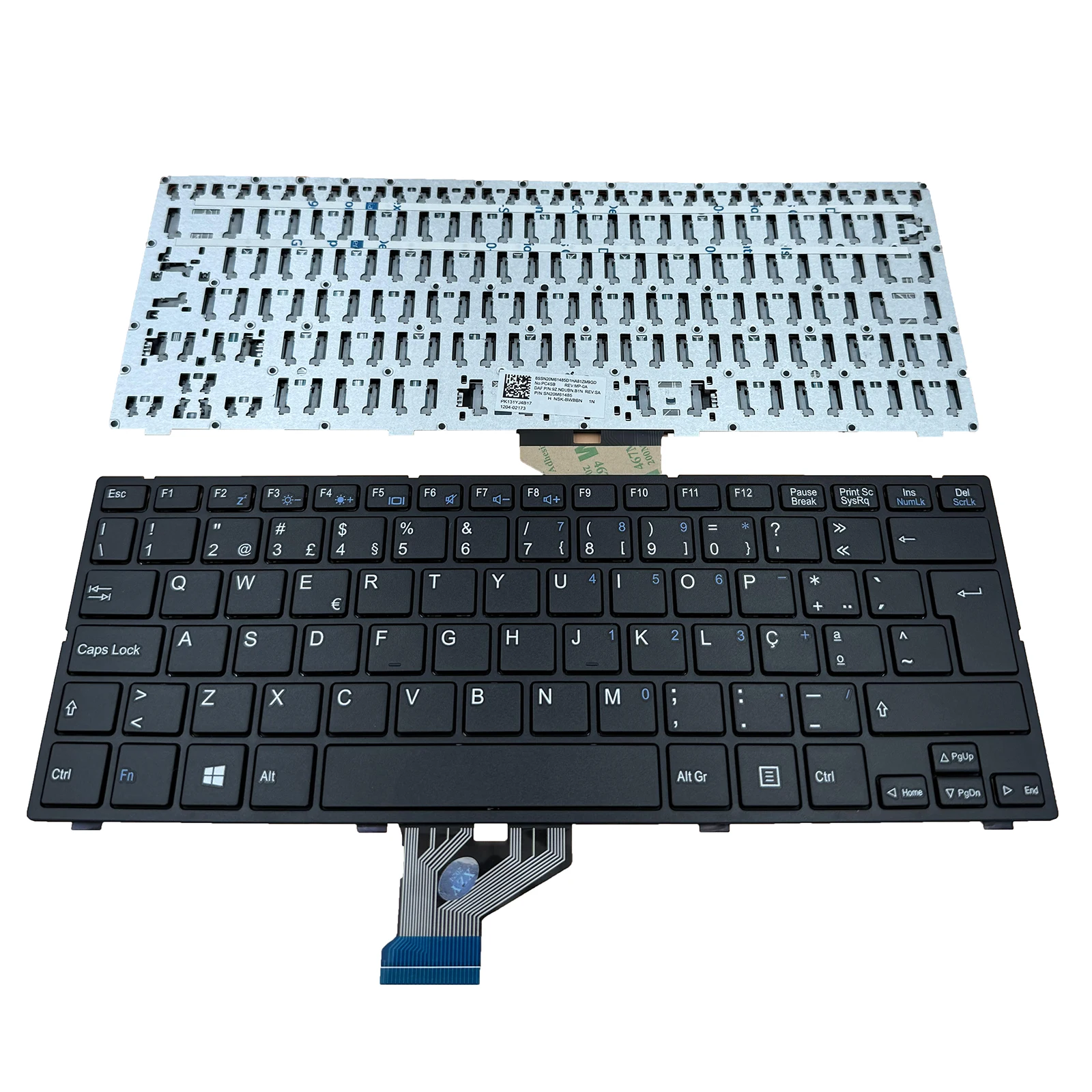 Nuevo teclado PO portugués para Medion E11201 E11202 MD61958 SF20PA6W SF20GM6 SF20GM7 82-382PXB7102 82-382PXB710 - imagen 2