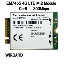 Módulo EM7455 4G LTE Cat6 – Conectividad Móvil para Portátil