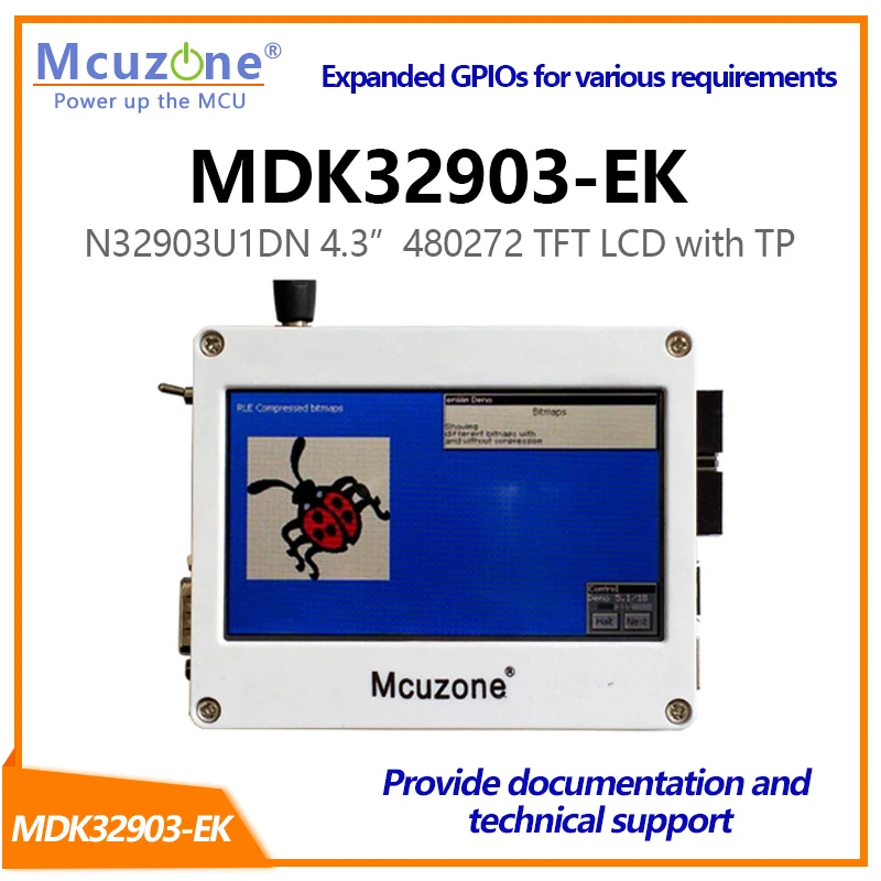MDK903-EK_T43-OV7725, con sensor de imagen de 0,3 Mpix,UCOS,UCGUI,LCDC, códec JPEG, 4,3" 480272   TFTLCD con TP N32905U1DN NUVOTON ARM9