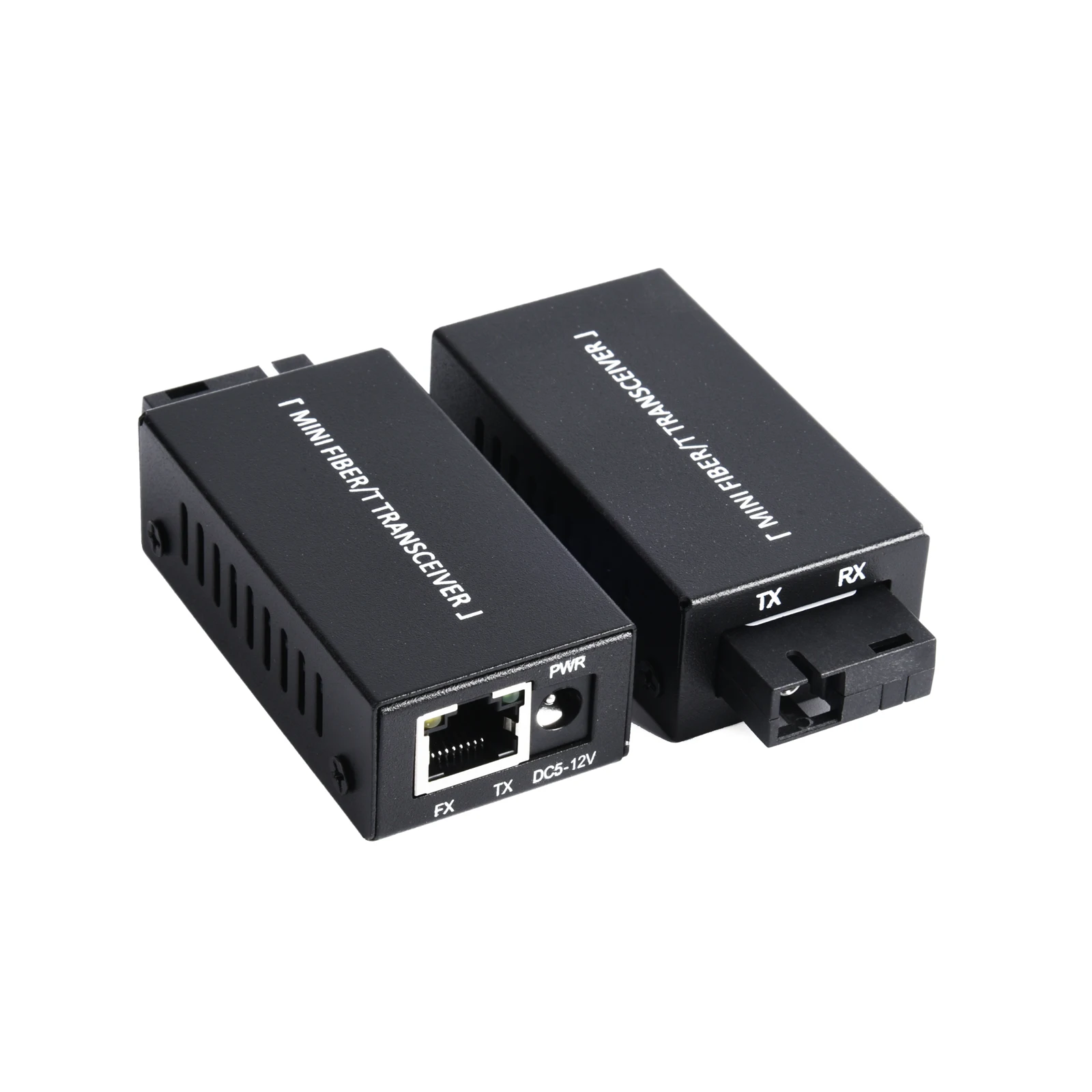 Convertidor de medios de fibra Mini Gigabit US/DE, transceptor de fibra de 100/1000Mbps, conmutador Ethernet SC a RJ45, 20Km con adaptador de corriente - imagen 5