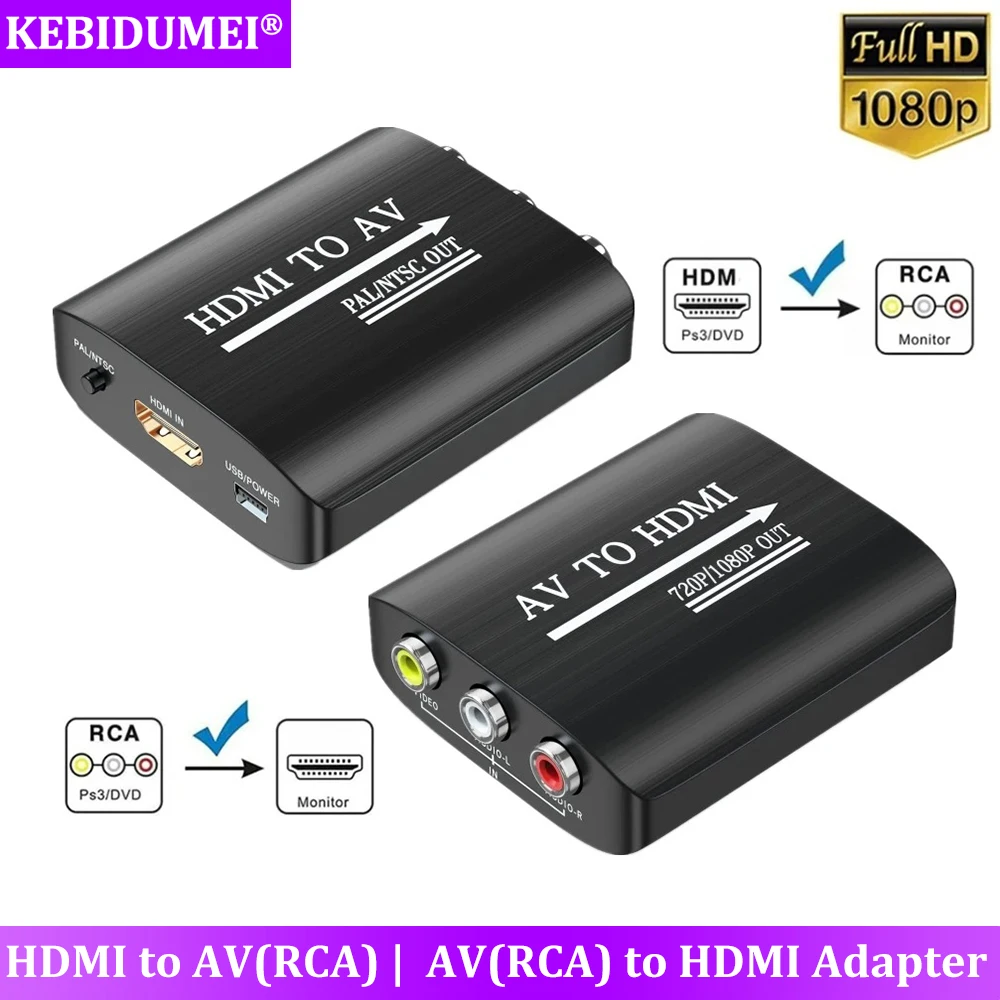 Adaptador AV a HDMI 1080p - RCA para N64, PS1/2/3, SNES - imagen 4
