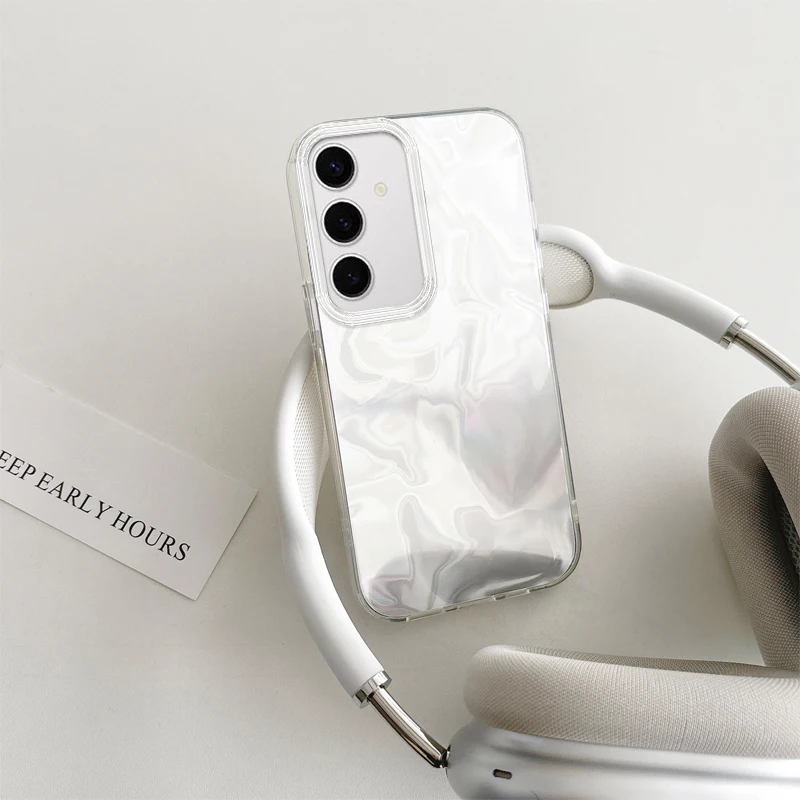 Funda de teléfono de hilo de plumas de lujo para Samsung Galaxy, fundas a prueba de golpes, A35, A34, A33, A32, 5G, A31, A30, A24, A23, A22, A13, A12, A05, A03 - imagen 4