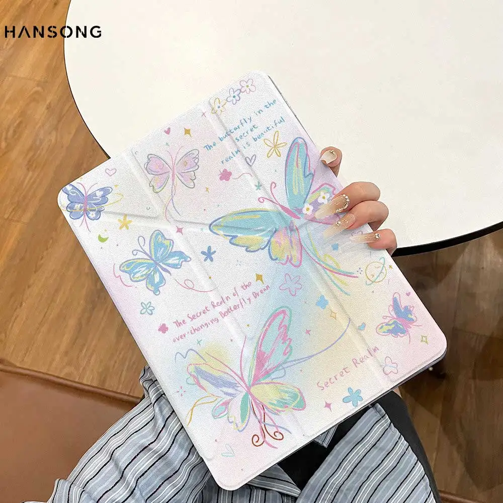 Para iPad Funda A16 11th 2025 10,2 9th 8th 7th Generación Pro 11 13 2024 12,9 Funda portalápices Funda para iPad Air 5 4 13 11 1 2