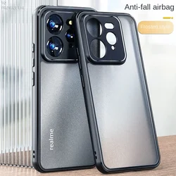 Funda de silicona mate antigolpes para Realme GT 7 Pro