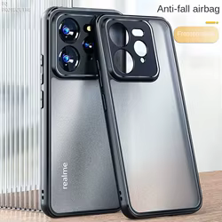 Funda de silicona mate antigolpes para Realme GT 7 Pro