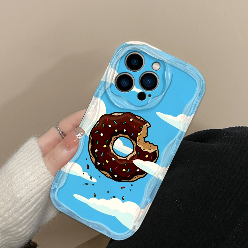 Funda de teléfono de dibujos animados de Los Simpsons para Apple iPhone 15 14 13 12 11 XS XR X Pro Max Plus Wave Oil Soft - imagen 4