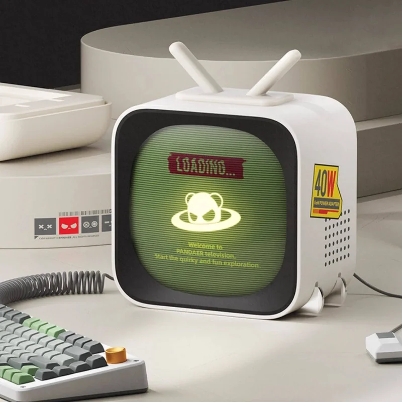 MEIZU PANDAER Mini TV moda 40W cargador rápido interfaz Dual tipo C Convertible dispositivo de carga de teléfono accesorios de juego regalo - imagen 5