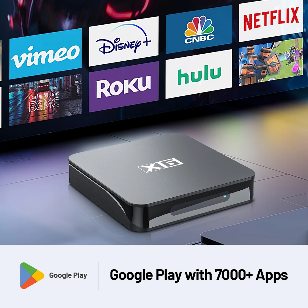 Kinbrick-Dispositivo de TV inteligente X6, decodificador con Android 11, Amlogic S905Y4, 4K, para Netflix, 2GB, 16GB, Doby Atmos, 100M, LAN, reproductor de Audio Midea - imagen 3
