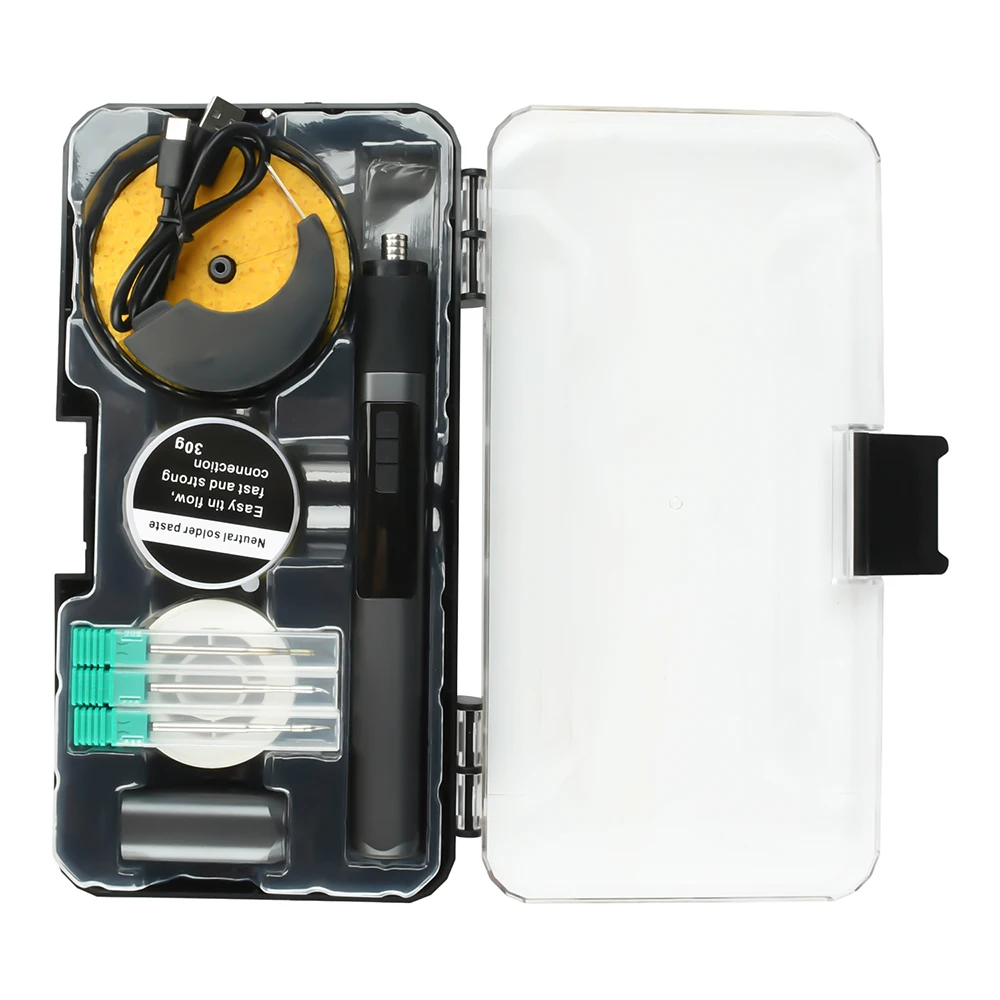 Soldador inteligente de 75W, pluma de soldadura, calentamiento rápido, temperatura ajustable, Kit de estación de soldadura portátil 150-480C - imagen 5