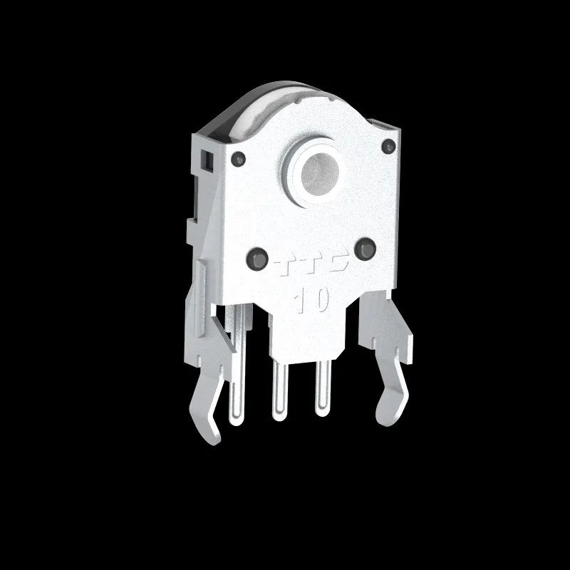 Codificador de rueda de plata TTC, codificador de rueda de plata de desplazamiento de ratón giratorio de 8mm, 9mm, 10mm, 11mm y 14mm con marca de orificio de 1,74mm para ratón de PC - imagen 4