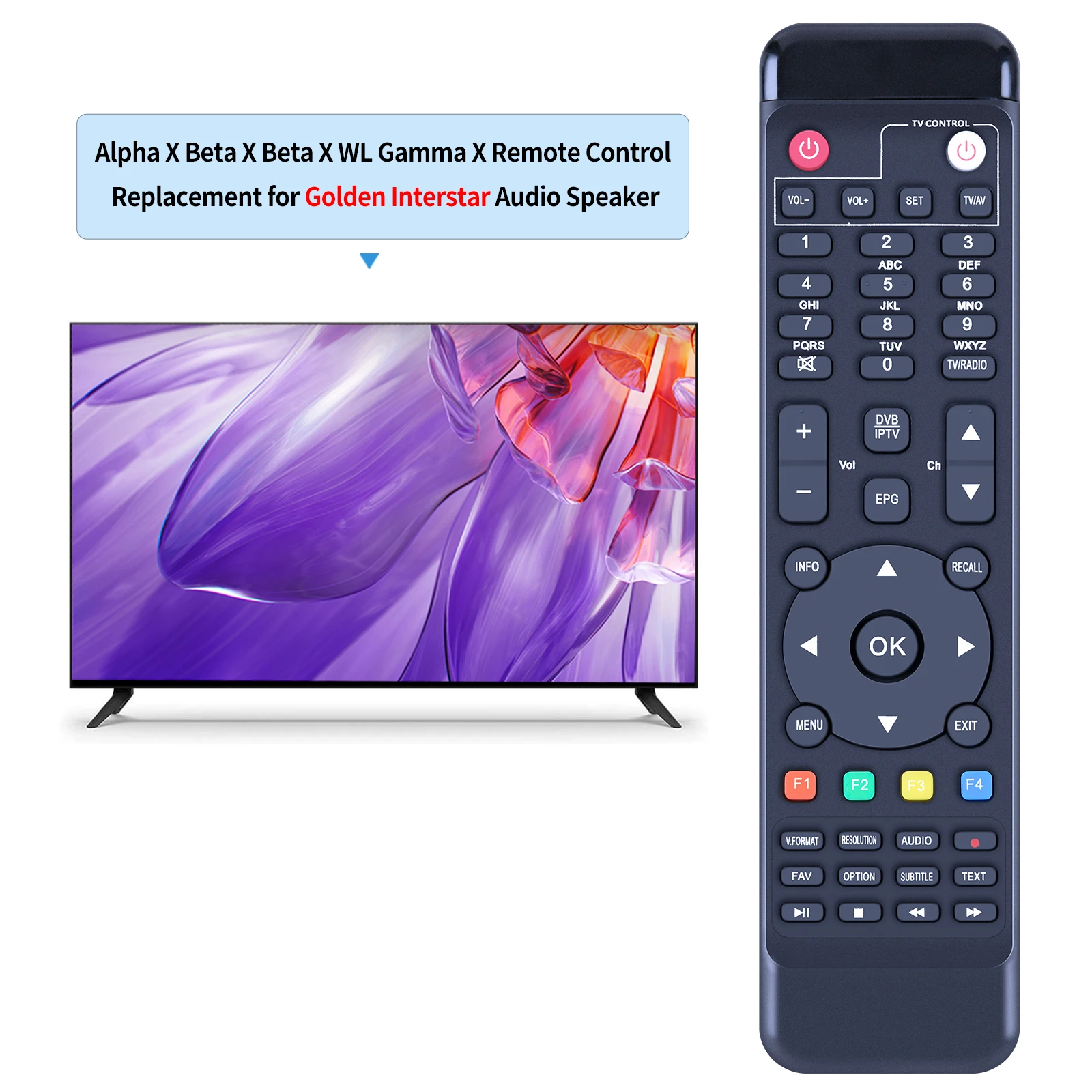 Nuevo mando a distancia para Golden Interstar Alemania Alpha X, Beta X - imagen 2