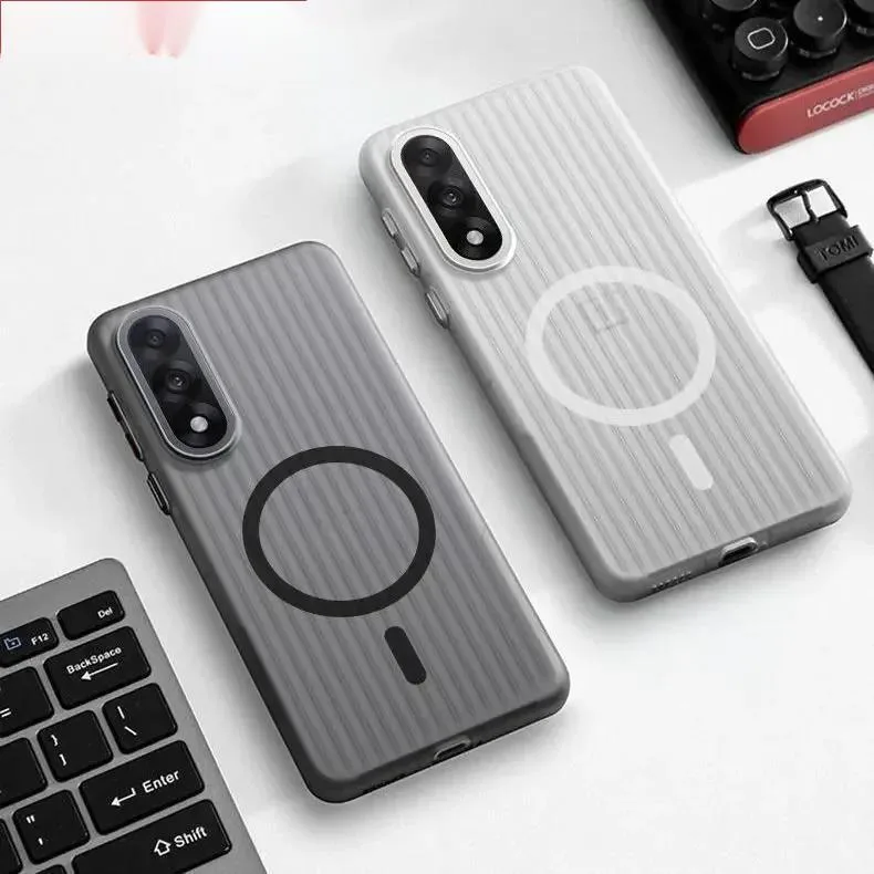 Para OnePlus Nord 5 Funda Simple niebla de hielo corrugado magnético PC cubierta anticaída para One Plus 15 Nord 5 ACE5 Ultra Funda - imagen 5