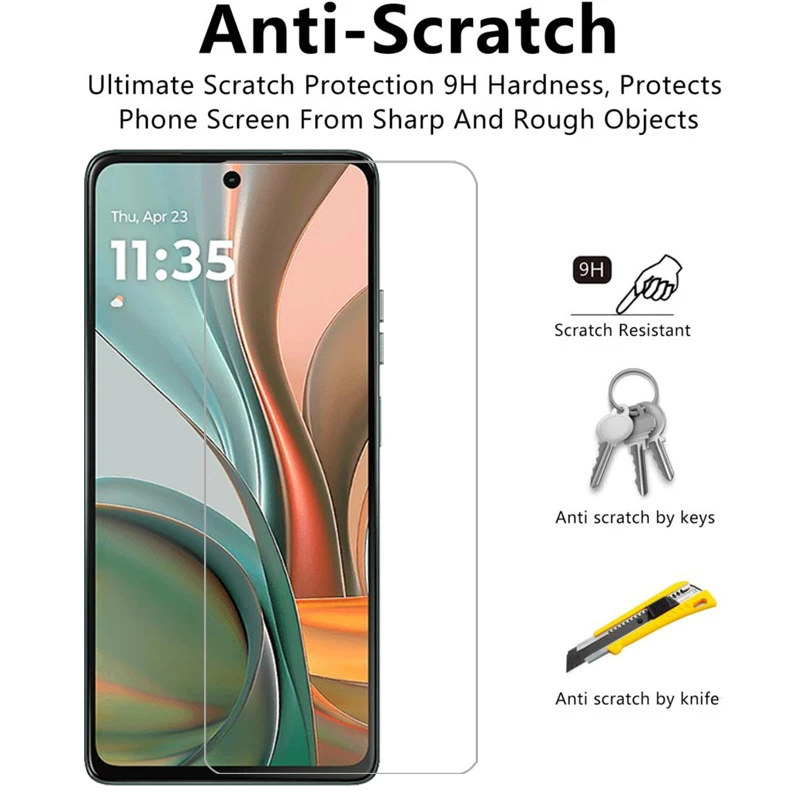 Protector de pantalla de vidrio templado para motorola moto g75 en motog75 motog g 75 75g 5g película motorolag75 motorol mot mto - imagen 4