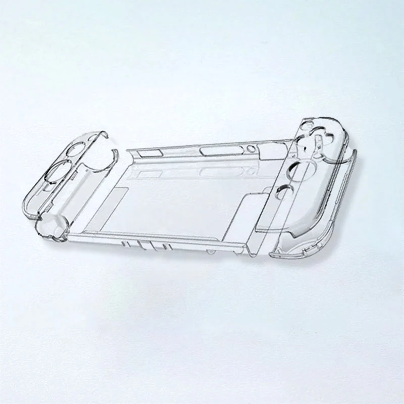 1 unidad para Nintendo Switch Oled funda protectora adecuada para Switch Oled caja protectora totalmente transparente funda protectora de Tpu - imagen 2