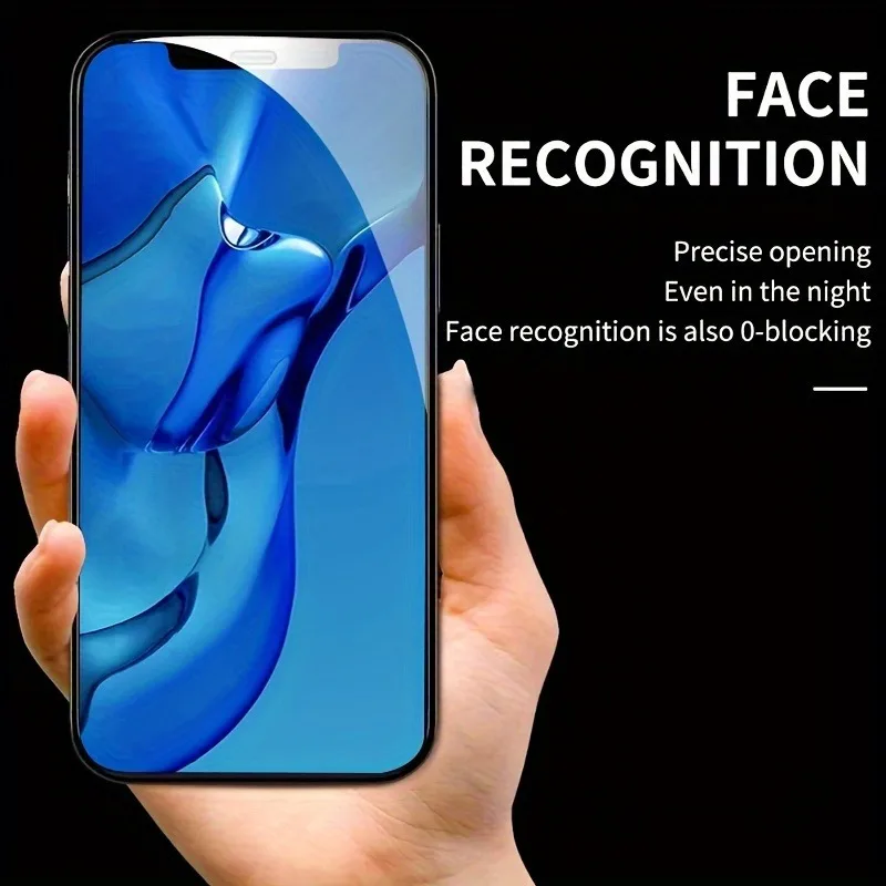 Paquete de 2 protectores de pantalla de vidrio templado transparente HD para iPhone 17 16 15 Pro Max 13 12 Mini 11 14 Pro XR XS Max 7 8Plus película de vidrio - imagen 3