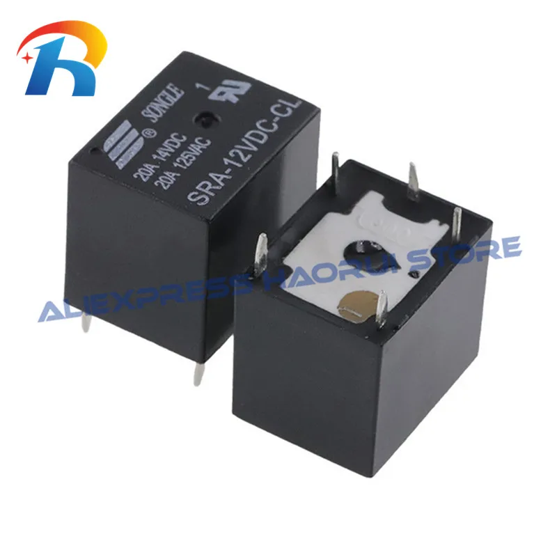 5 uds T74 relés de potencia SRA 05VDC 12VDC 24VDC AL SRA-05VDC-CL SRA-12VDC-CL SRA-24VDC-CL 20A 14VDC conversión normalmente abierta 4P/5 pines - imagen 4
