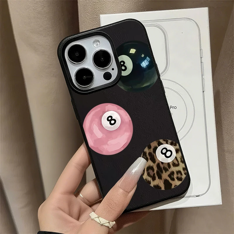 Para Xiaomi 15T 14T 13T 15 14 13 Funda número ocho Patrón de bola de billar Funda de teléfono para Poco F7 F6 F5 X7 X6 X5 M6 Pro Funda suave - imagen 4