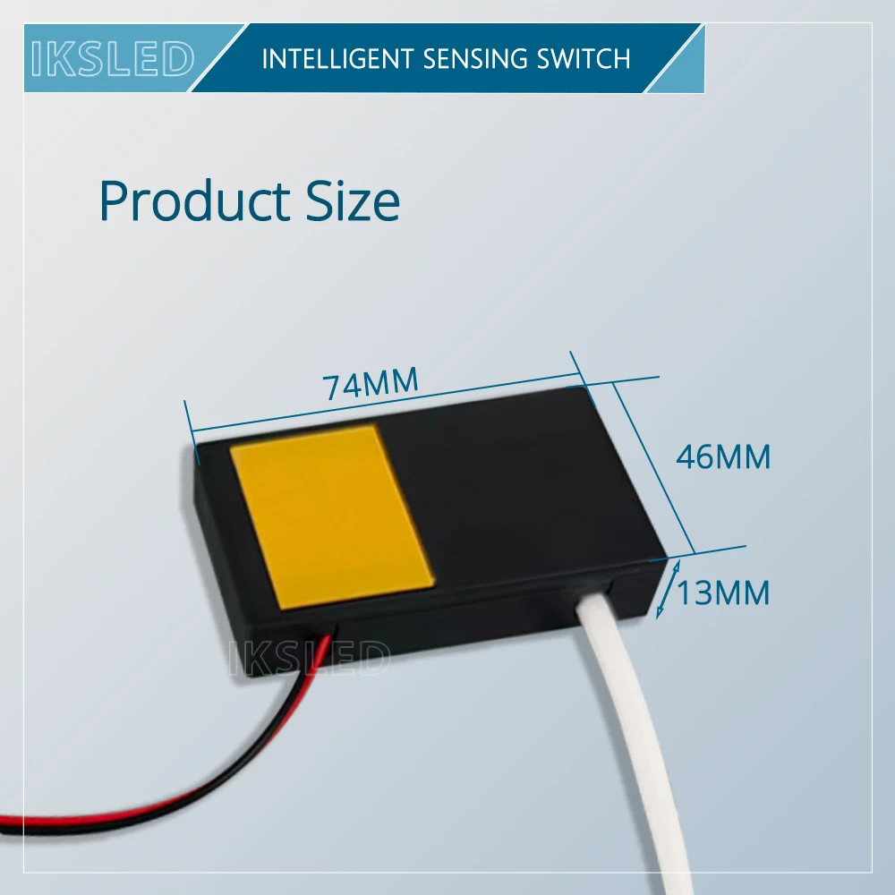 Interruptor de Sensor táctil LED de 220V y 110V, interruptor de luz de espejo de una sola tecla inteligente, atenuador táctil para espejo de baño - imagen 4