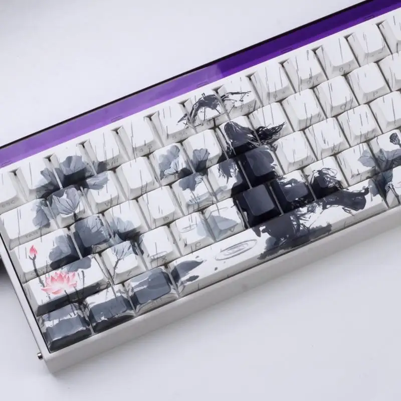 Teclas para teclados con impresión lateral Y1UB, resistentes desgaste, para teclados mecánicos