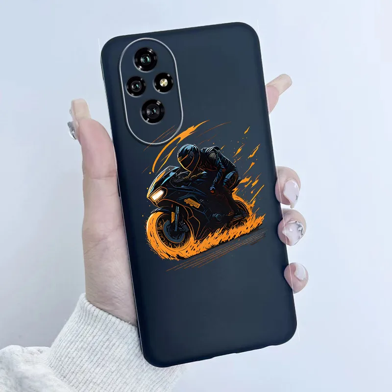 Para Honor 200 Pro 5G funda Honor200 diseño de niña de las flores funda de silicona suave para Honor 200 20Pro carcasa protectora mate Fundas de teléfono - imagen 4