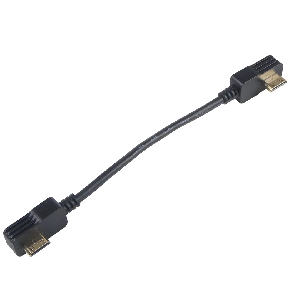Mini Cable HD de ángulo recto de 90 grados, 0,1 m, Compatible con receptor Shark Byte RX5.1 para Skyzone Fatshark FPV, accesorios para gafas - imagen 5