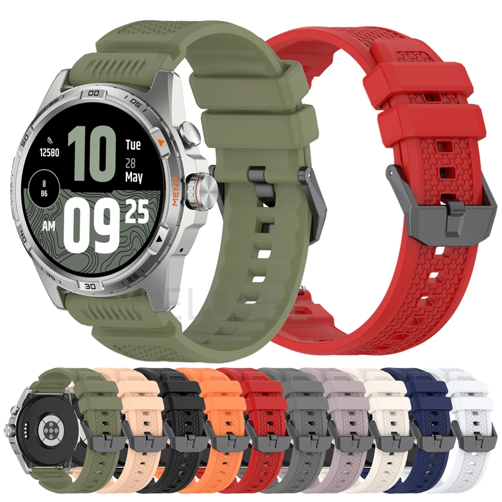 Correa de muñeca de silicona para TicWatch Atlas Pro 5 Enduro, pulsera Original oficial para Ticwatch Pro 5, Correa de reloj