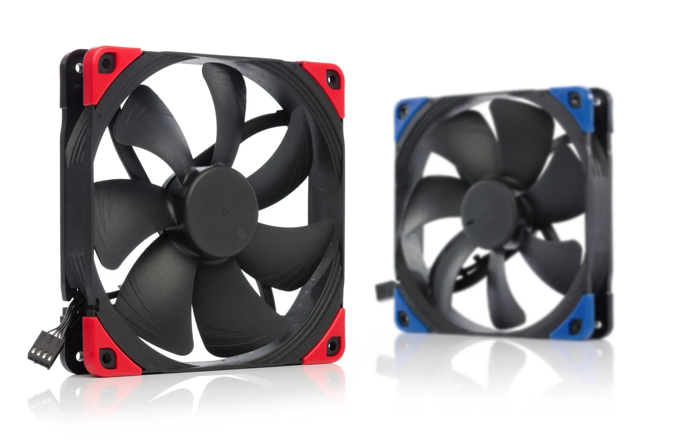 Noctua NF-A14 PWM SSO2 rodamiento estable magnético ventilador de 14cm adopta marco AAO diseño aerodinámico ventilador de chasis con almohadilla de choque integrada - imagen 4