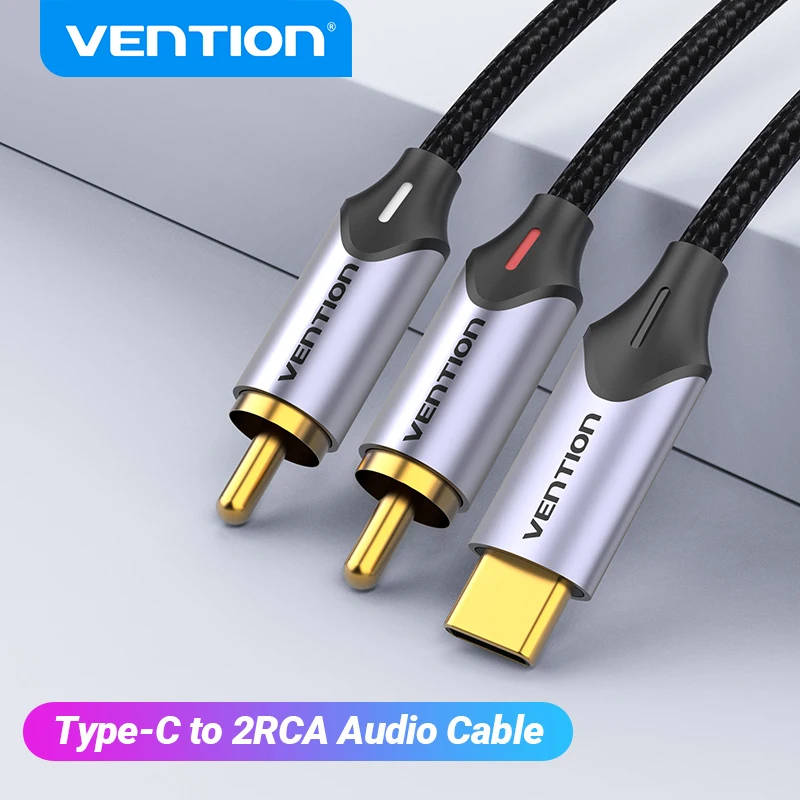 Cable Audio USB-C a RCA Vention – Altavoz Portátil